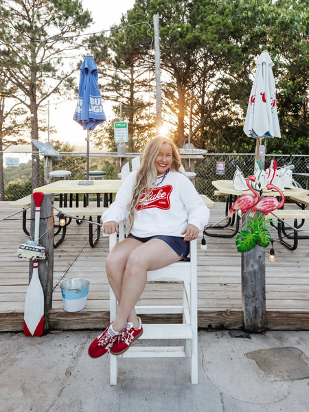 It's Lake Time Sweatshirt in Mineral