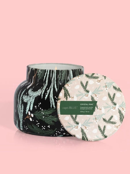 Crystal Pine Holiday Pattern Play Signature Jar 19oz