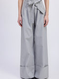 Christelle Pant in Grey Pinstripe