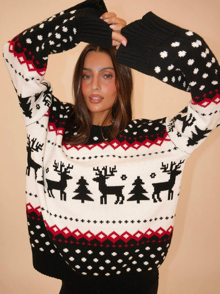 Remington Sweater in Twilight Fairisle
