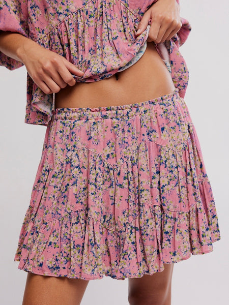 Perishing Printed Set in Pink Combo