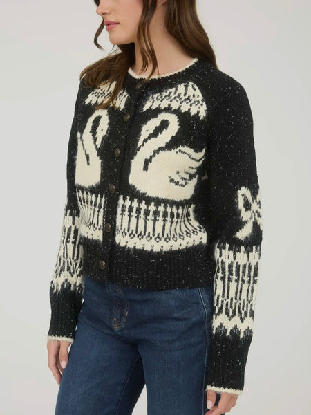 Swan Song Cardi in Black