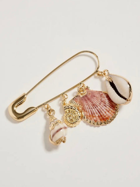 Coastal Safety Pin Brooch