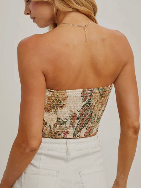 All Of A Sudden Scarf Top in Vanilla