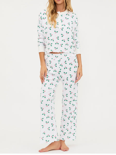 Pacific Long Sleep Set in Frosted Holly