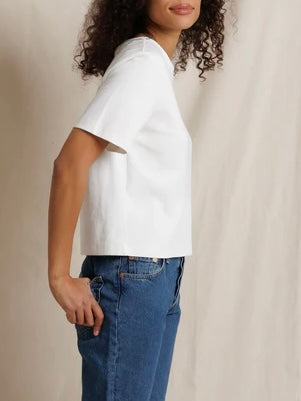 Atlas Heavy Crewneck Tee in White