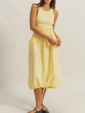 Takes Two To Cargo Dress in Yellow