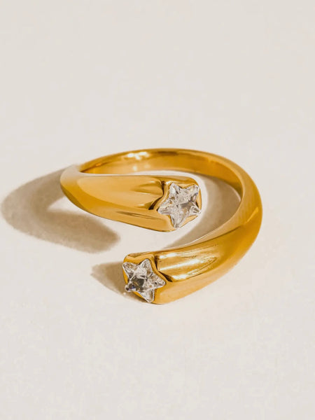 Fenella Star CZ Ring