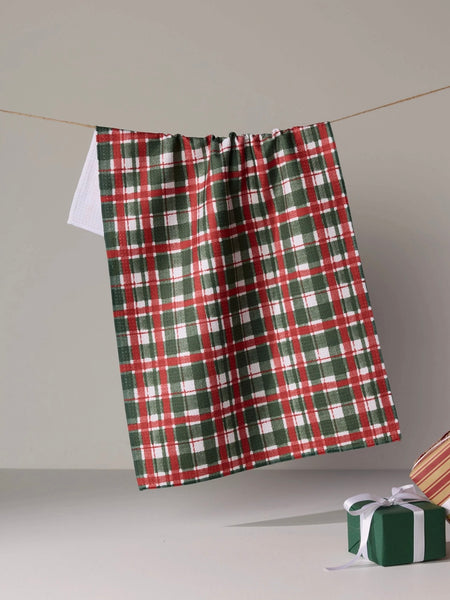 Alpine Plaid Tea Towel