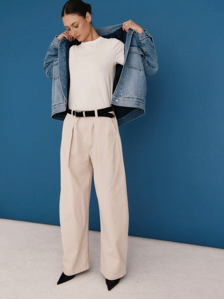 Eden Pant in Parchment