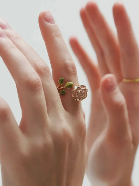 Open Rose Ring