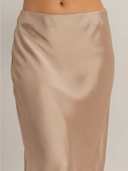 To The Maxi Skirt in Dark Taupe