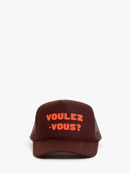 Trucker Hat in Chocolate Voulez-Vous