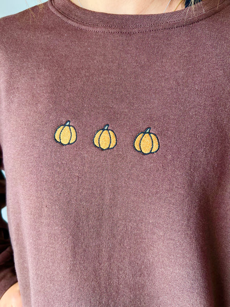 Hey Punkin' Sweatshirt in Brown