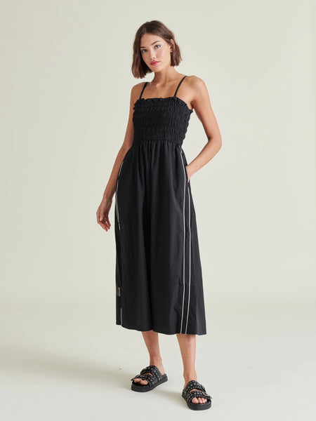 Cana Strapless Top in Pirate Black