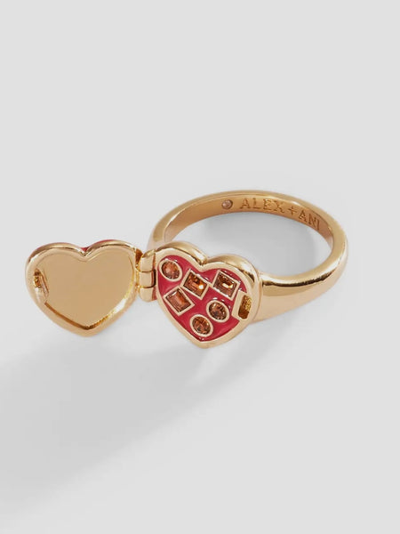 Box of Chocolate Locket Ring