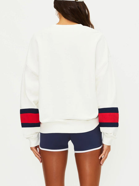 Devyn Oversized Sweatshirt in Firework Colorblock
