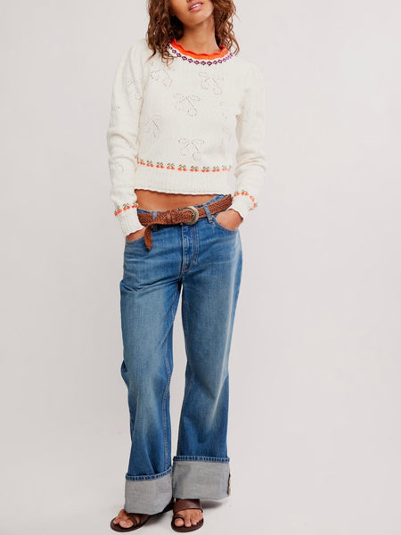 Tilly Pullover in Coconut Milk Combo