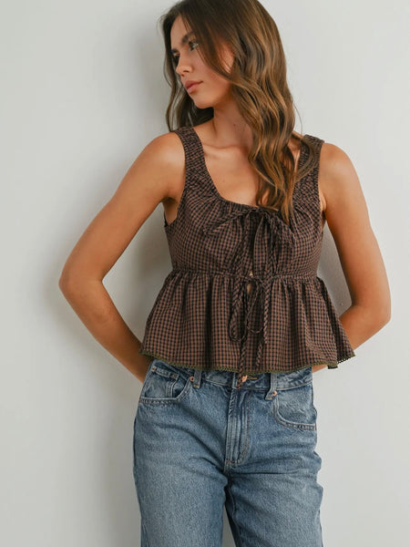 Did Someone Say Chocolate? Top in Brown