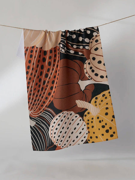Painted Patch Tea Towel