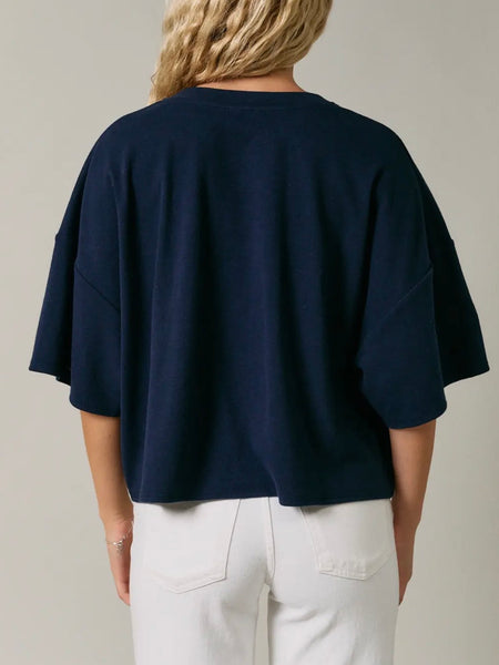 American Girl Tee in Navy
