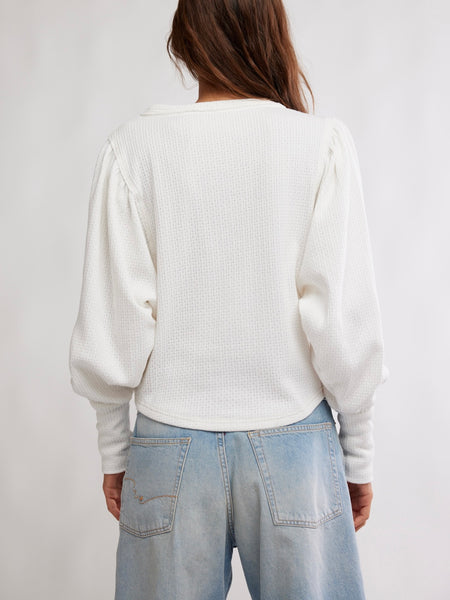 Quinn Knit Top in Ivory