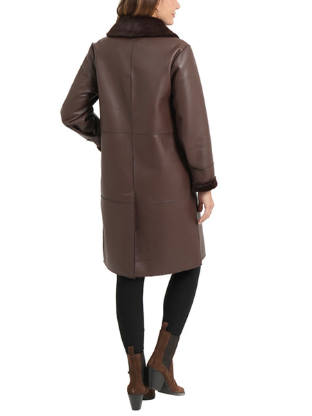 Austin Reversible Coat in Brown