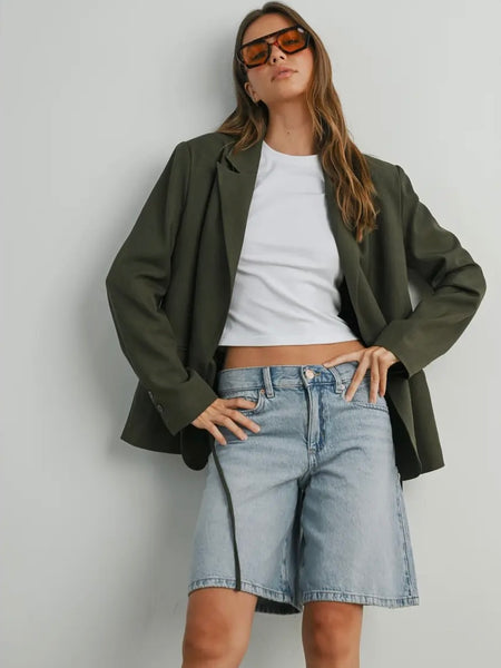 Boss Blazer in Olive