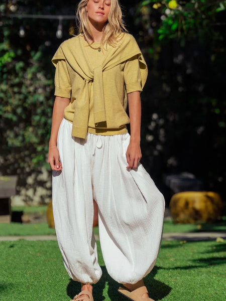 Tied Together Sweater in Kiwi