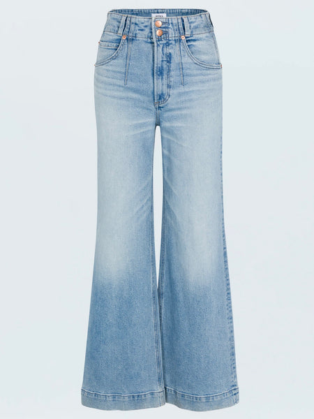 Lana Double Button Jean in Terrace