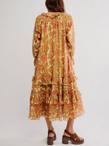 Garden Wonders Maxi in Retro Combo