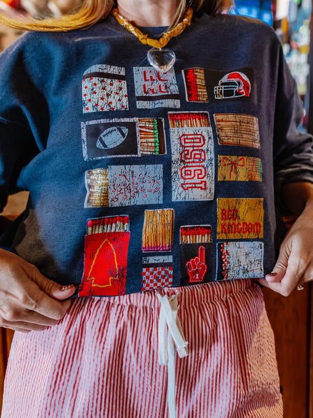 KC Matchbox Sweatshirt in Charcoal