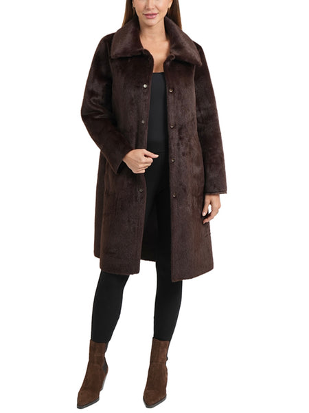 Austin Reversible Coat in Brown