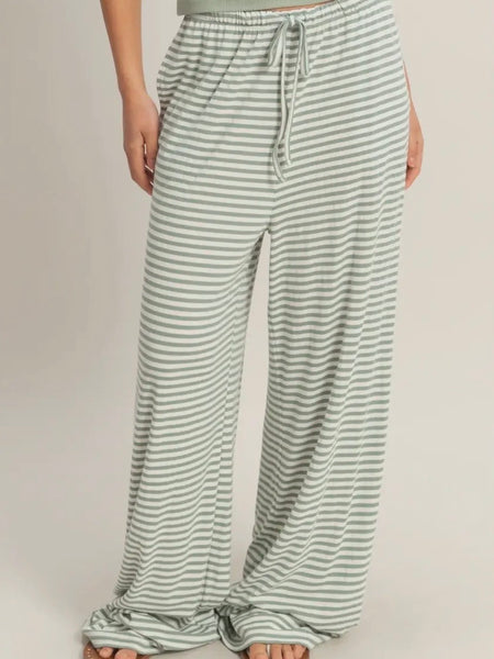 Wild Wide Leg Pant in Sage