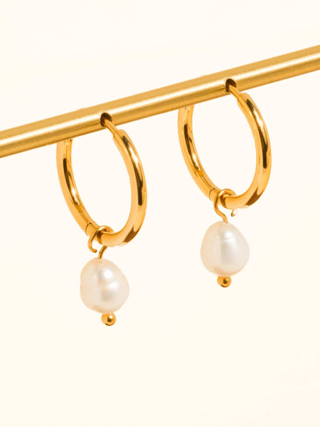 Toile Classic Pearl Drop Earrings