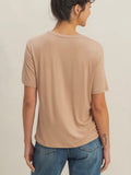 New To The Crew Tee in Dark Taupe