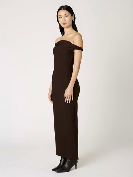 Clara Dress in Espresso