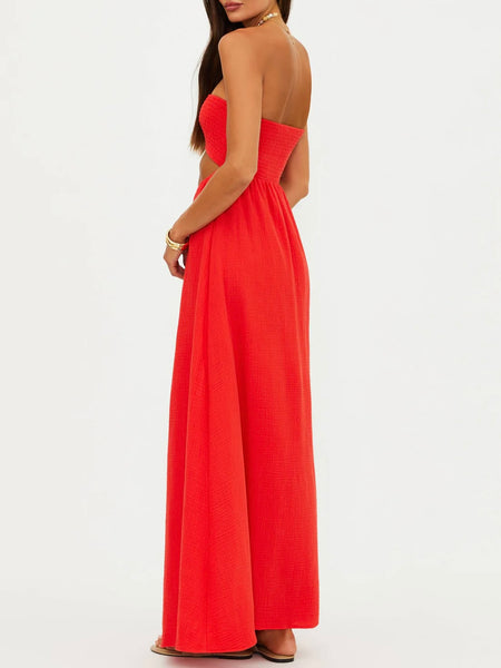 Yula Reversible Dress in Hot Haze