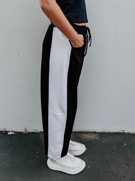 Flag On The Play Pants in Black & White