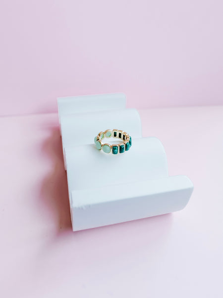 Envious Stone Ring in Green