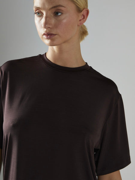 Just A Piece Tee in Bitter Chocolate