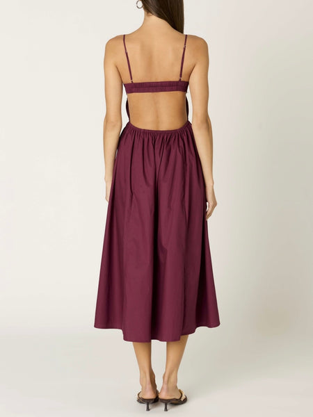 Destene Dress in Plum
