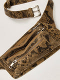 Avalon Leather Sling in Snake