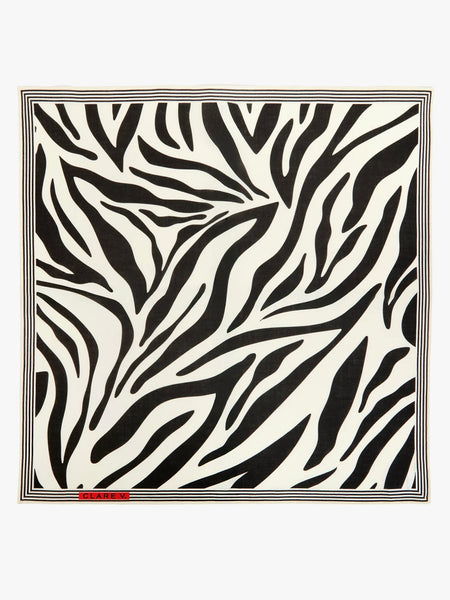 Zebra Bandana in Cream