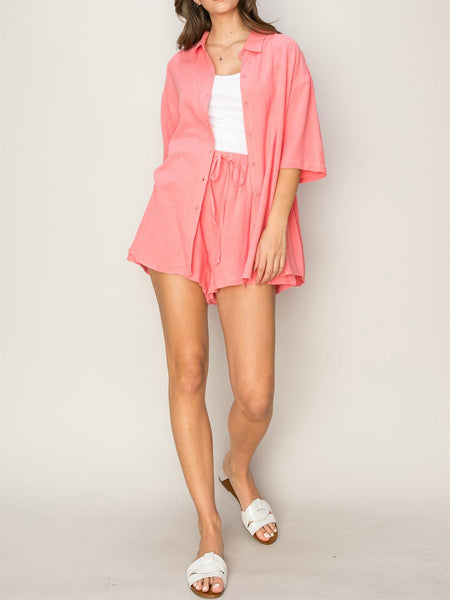 Linvale Playsuit in Withered Rose