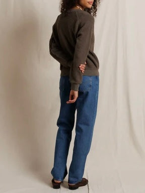 Ziggy Inside Out Sweatshirt in Dark Olive