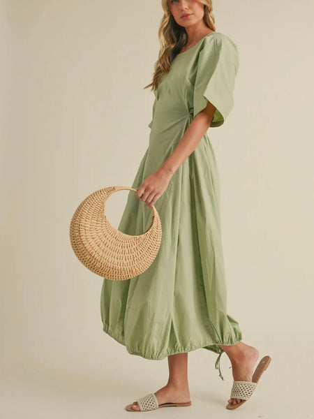 Green Goddess Dress in Sage