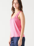 Silky Soft Tank in Bright Pink