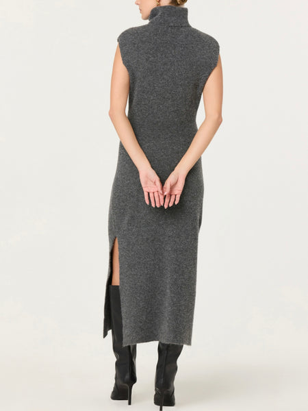 Roxanna Sweater Dress in Charcoal