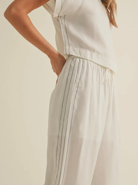 Seams To Me Pant in Ecru